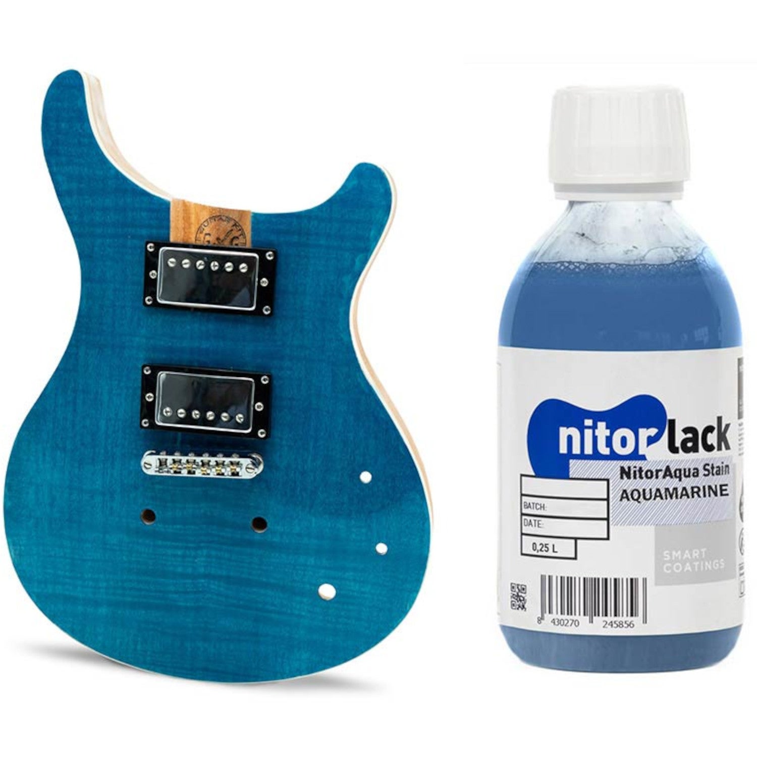 NitorLACK N410406112 Nitoraqua Stain Aquamarine Waterbased Dye