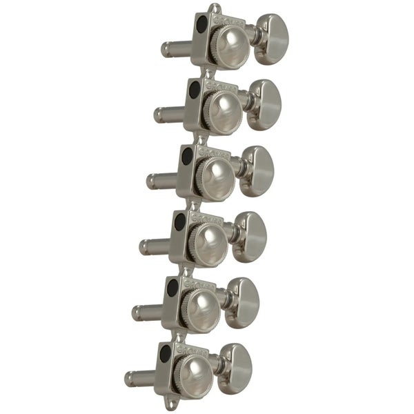 Grover 505FVN Roto-Grip Locking Rotomatics for Vintage F-Style Tuners Guitar Machine Heads 6-in-Line Bass Side Left Nickel