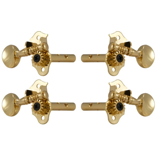 Grover 708G Sta-Tite Dulcimer Pegs with Metal Button - 4 pcs. - Gold