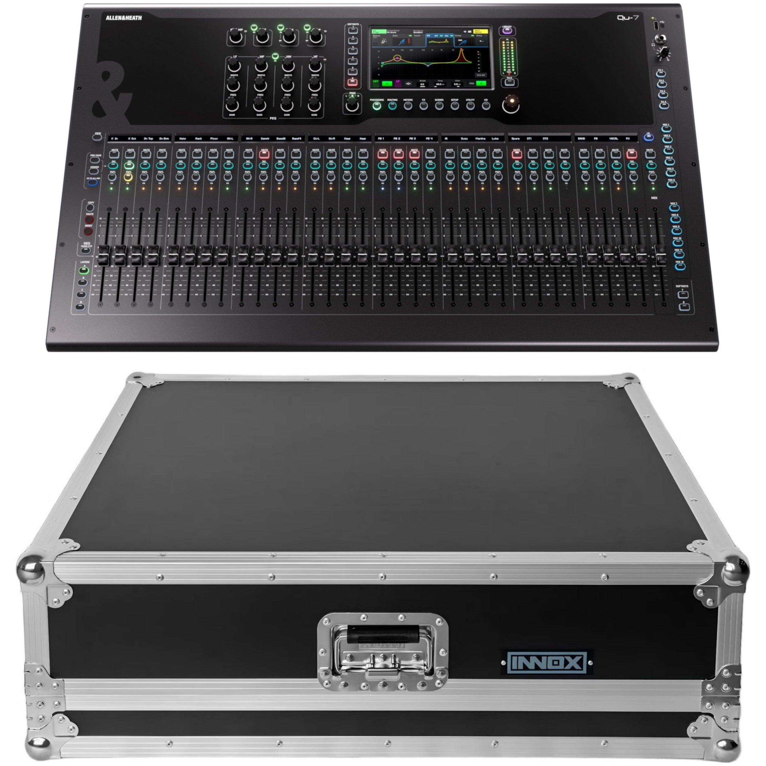 Allen & Heath Qu-7 + Flightcase