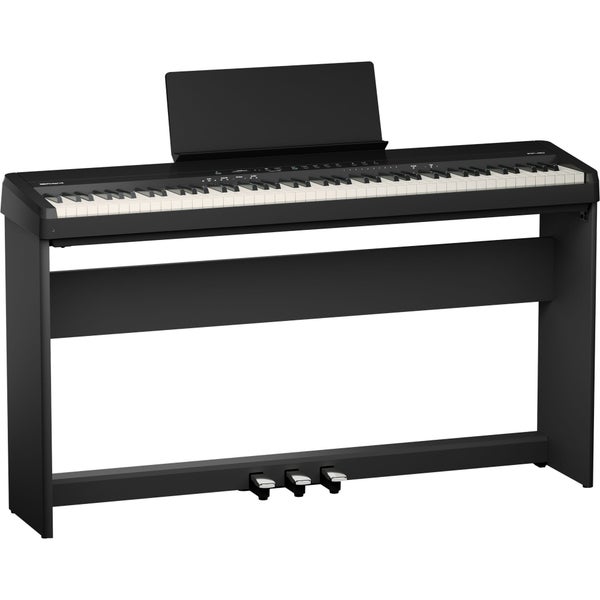 Roland FP-40 BK Set digitale piano met onderstel en pedalenbalk