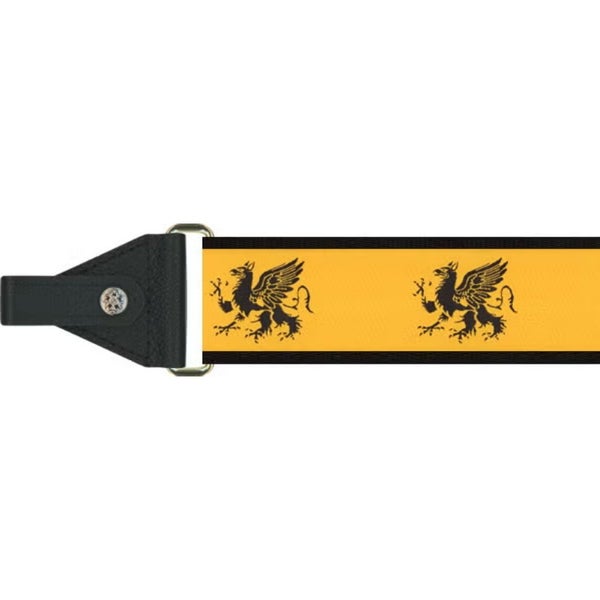 Souldier Banjo Strap Griffin - Yellow/Black banjo draagband