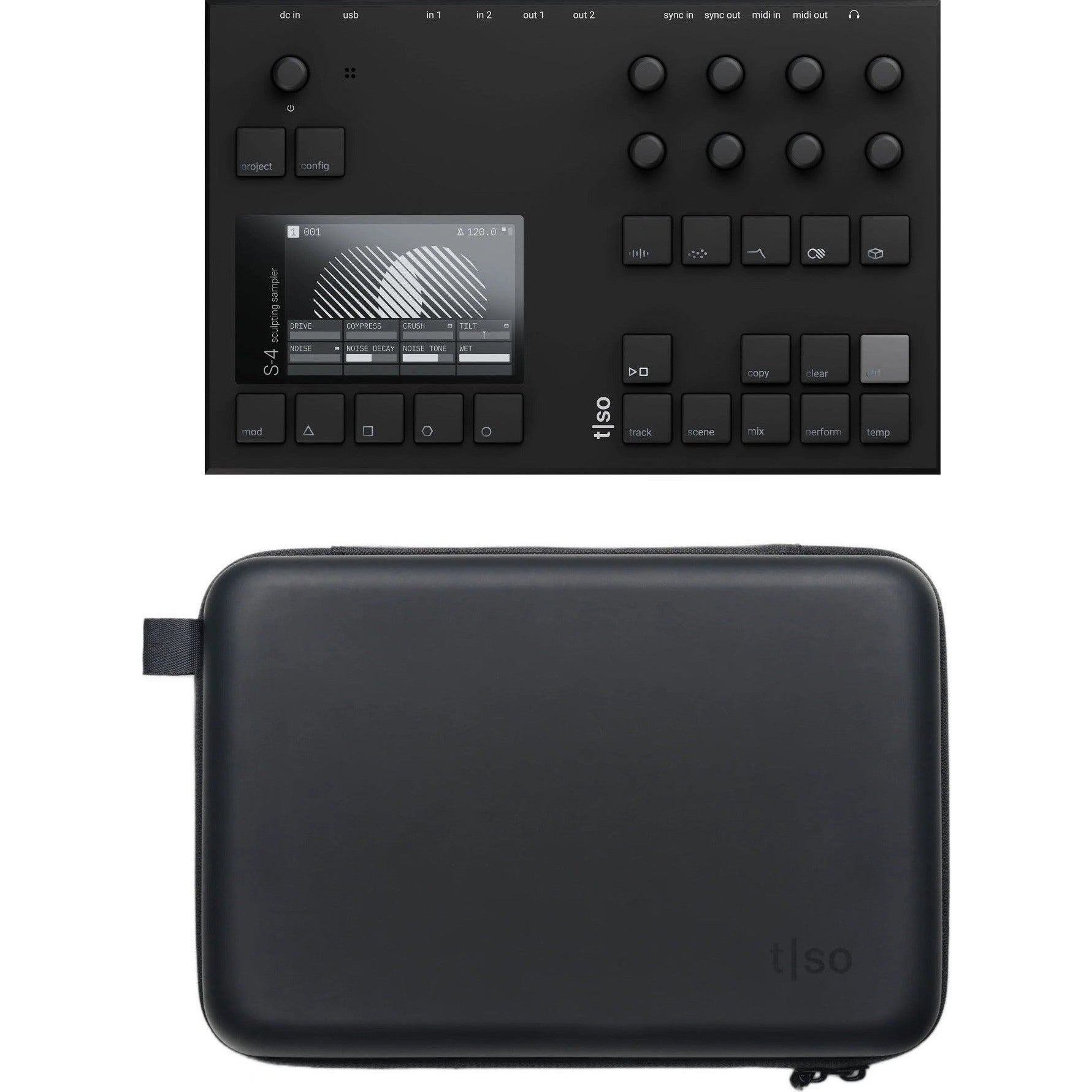 Torso Electronics S4 BK + Case