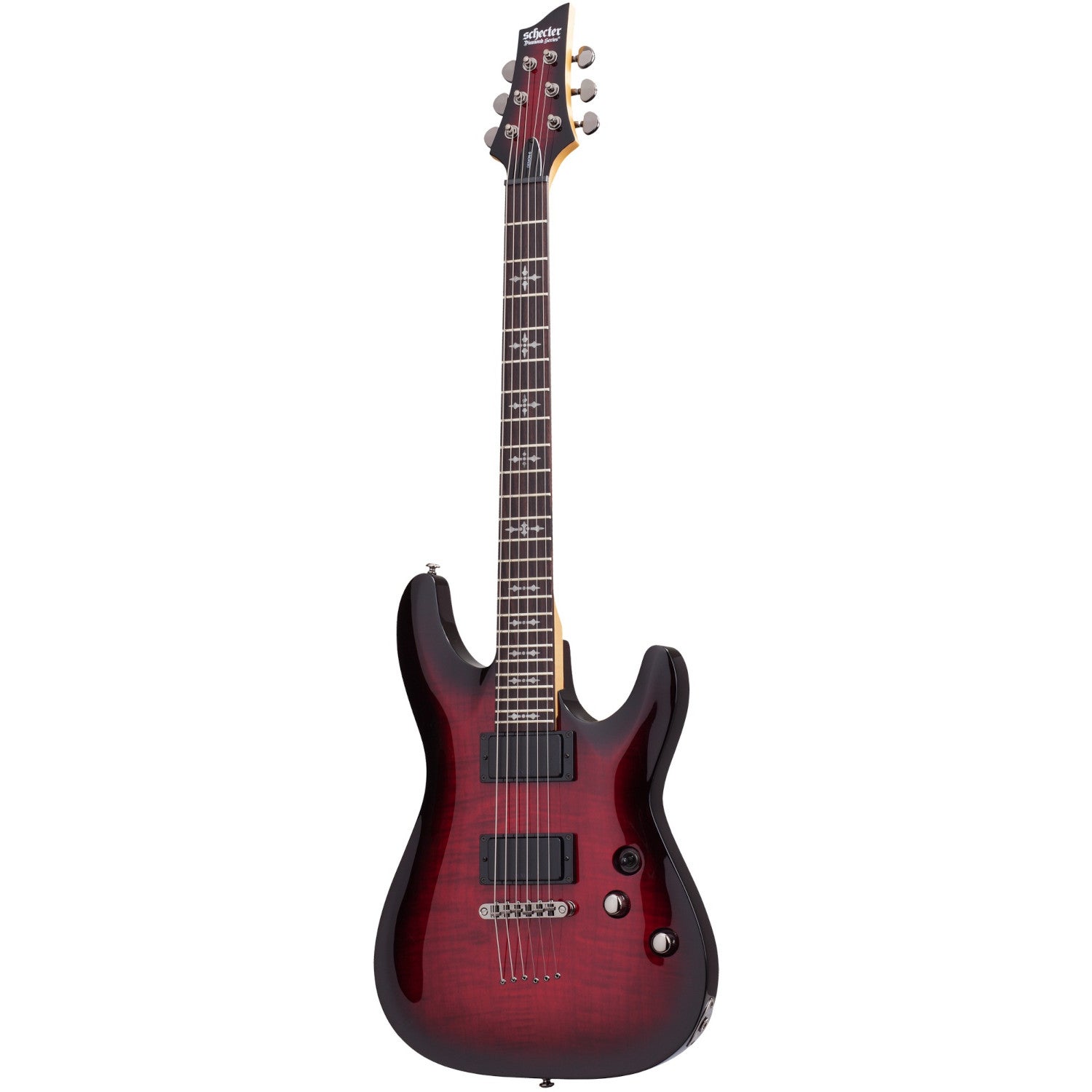 Schecter Demon 6 Crimson Red Burst elektrische gitaar