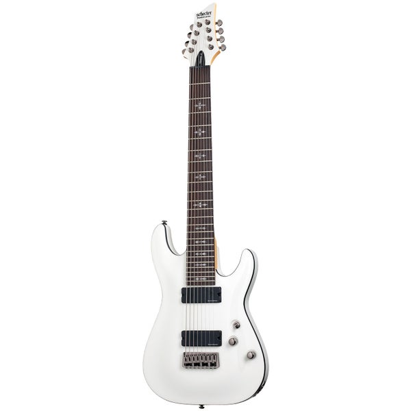 Schecter Demon 8 Vintage White elektrische gitaar