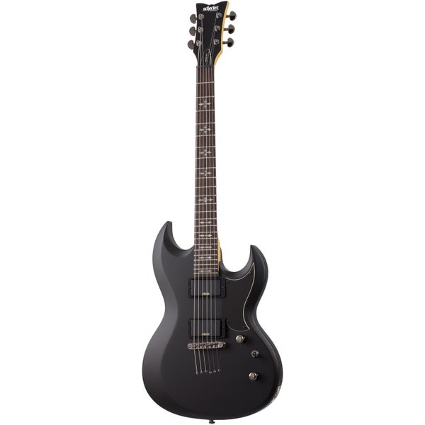 Schecter Demon S-II Aged Black Satin elektrische gitaar