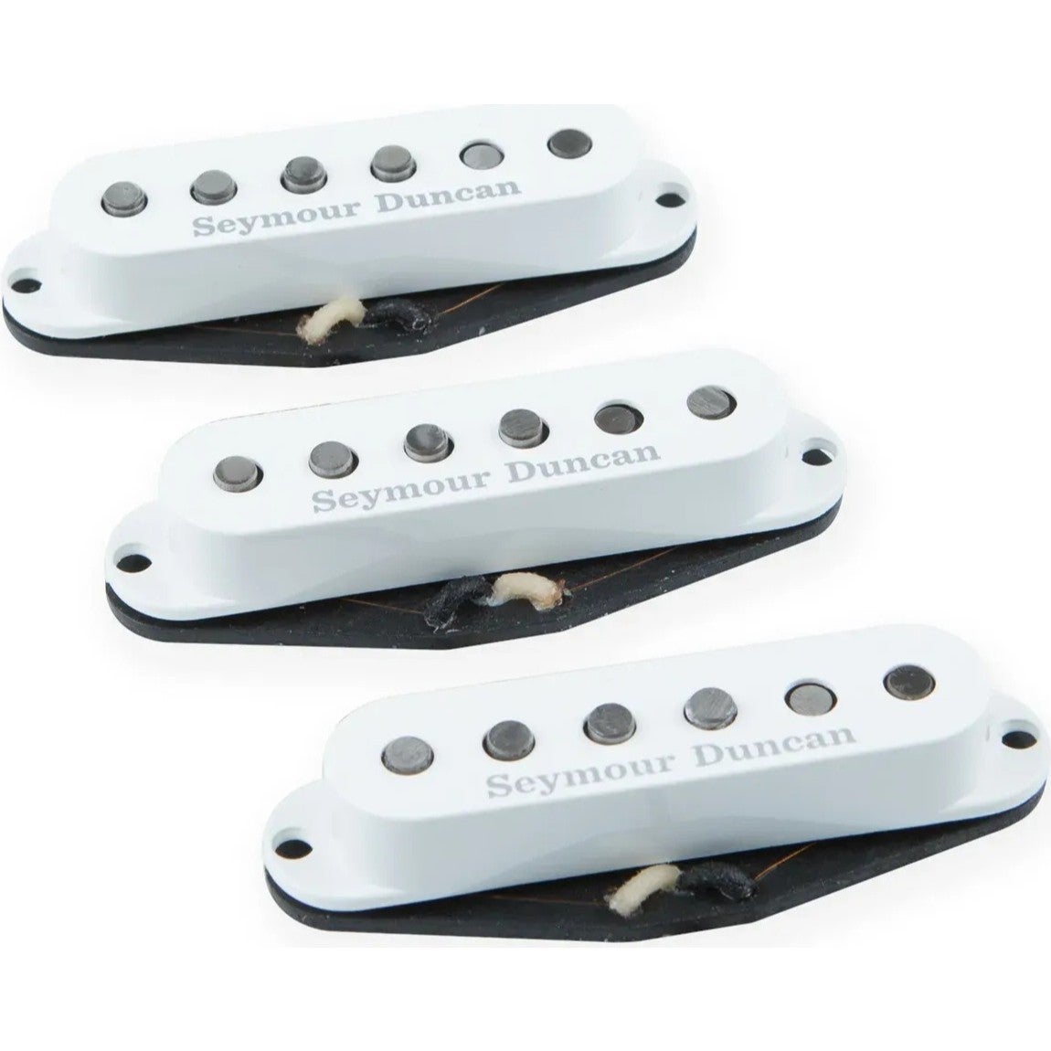 Seymour Duncan CA 50 SET – California 50's Set, Vintage Staggered Strat Calibrated (2x SSL-1 & SSL-1 RWRP) – white Covers