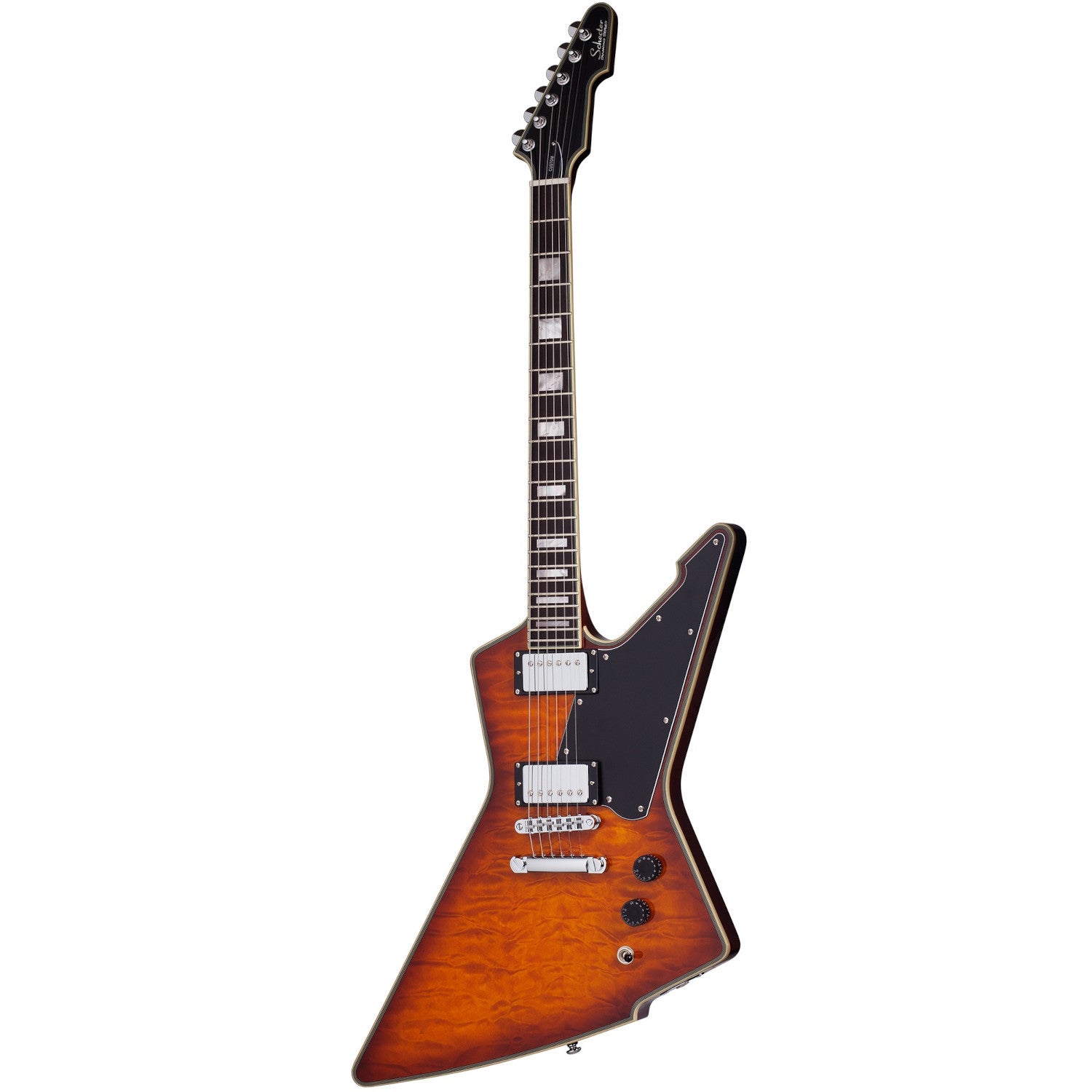 Schecter E-1 Custom Vintage Sunburst elektrische gitaar