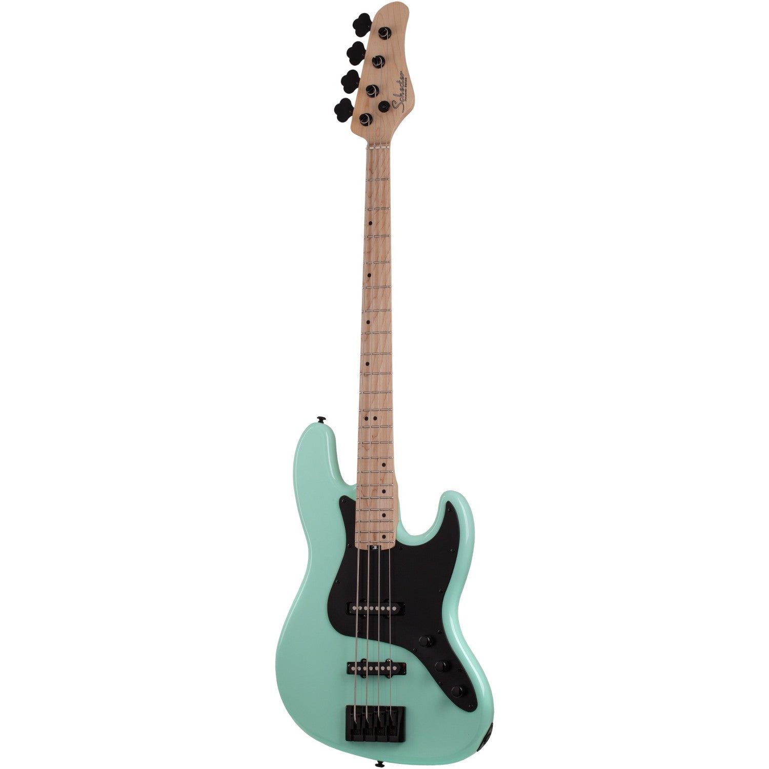 Schecter J-4 Maple Seafoam Green elektrische basgitaar