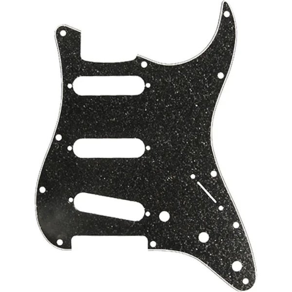 D'Andrea ST-Style SSS Pickguard Black Sparkle slagplaat voor elektrische gitaar