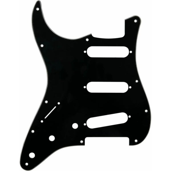 D'Andrea ST-Style SSS Pickguard Black Left-Handed slagplaat voor elektrische gitaar