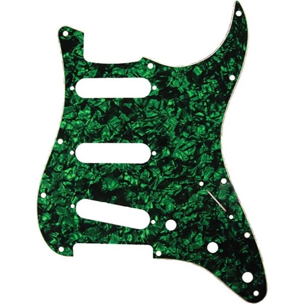 D'Andrea ST-Style SSS Pickguard Green Pearl slagplaat voor elektrische gitaar