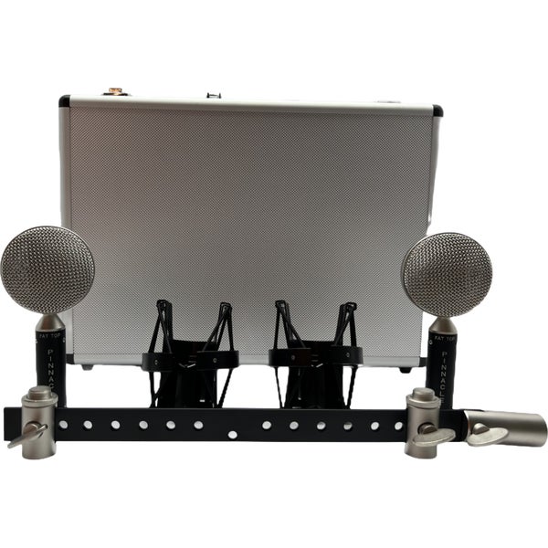 Pinnacle Microphones D-FT-ST-S Fat Top Black Stereo Pair