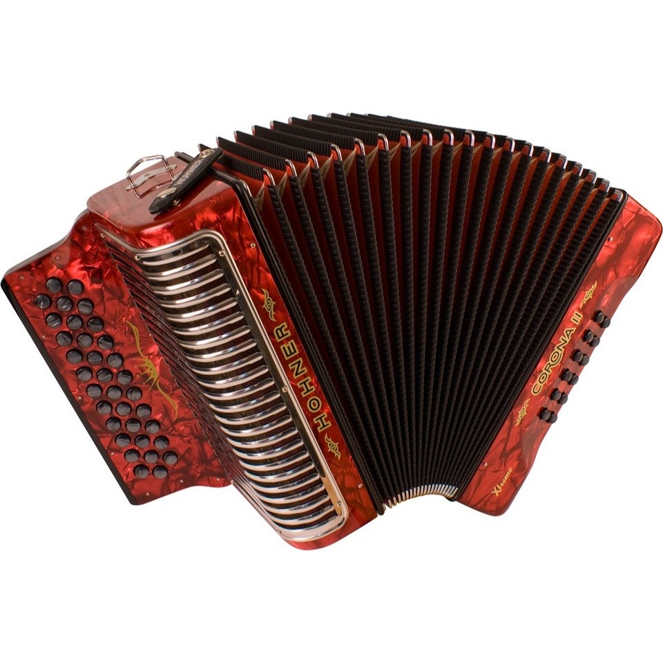 Hohner Corona II Xtreme Red G/C/F accordeon
