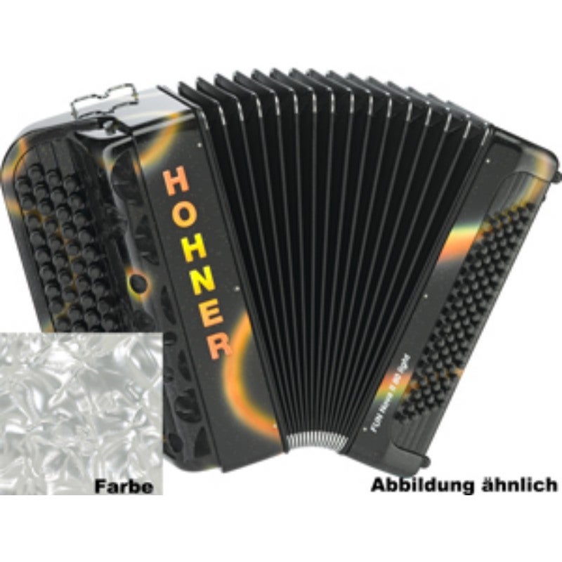 Hohner Fun Nova II 80 Light White C system accordeon