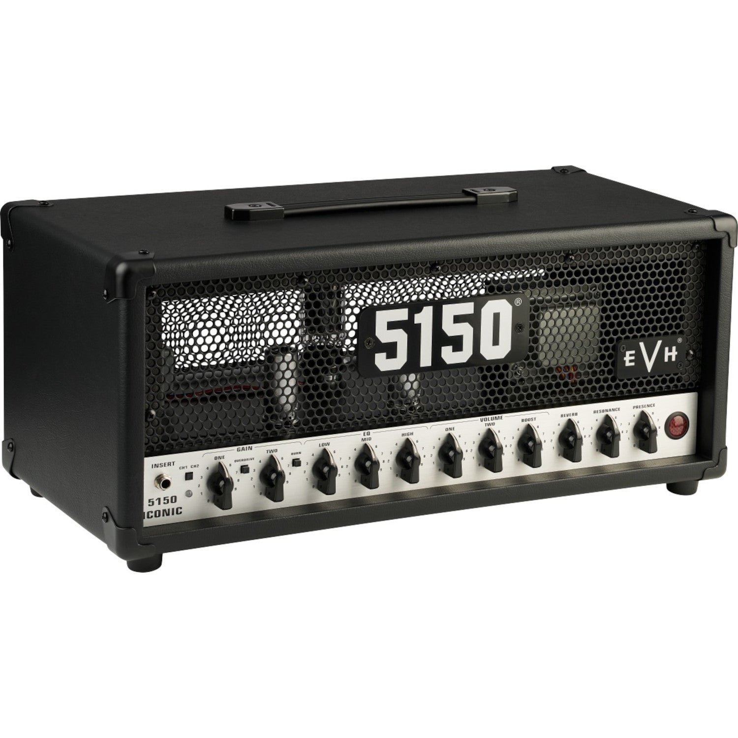 EVH 5150 Iconic Series 15W 6L6 Head Black gitaarversterker top