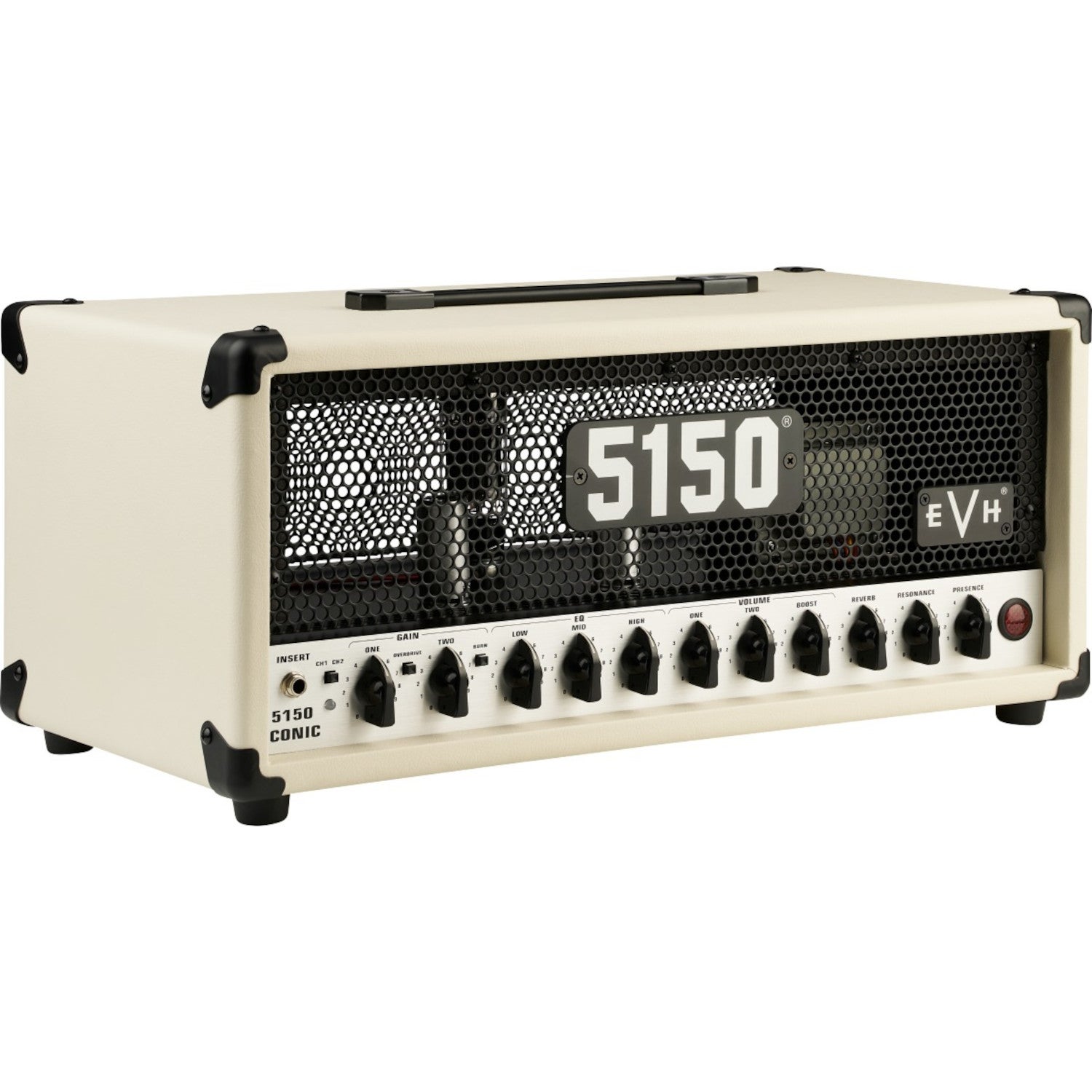 EVH 5150 Iconic Series 15W 6L6 Head Ivory gitaarversterker top