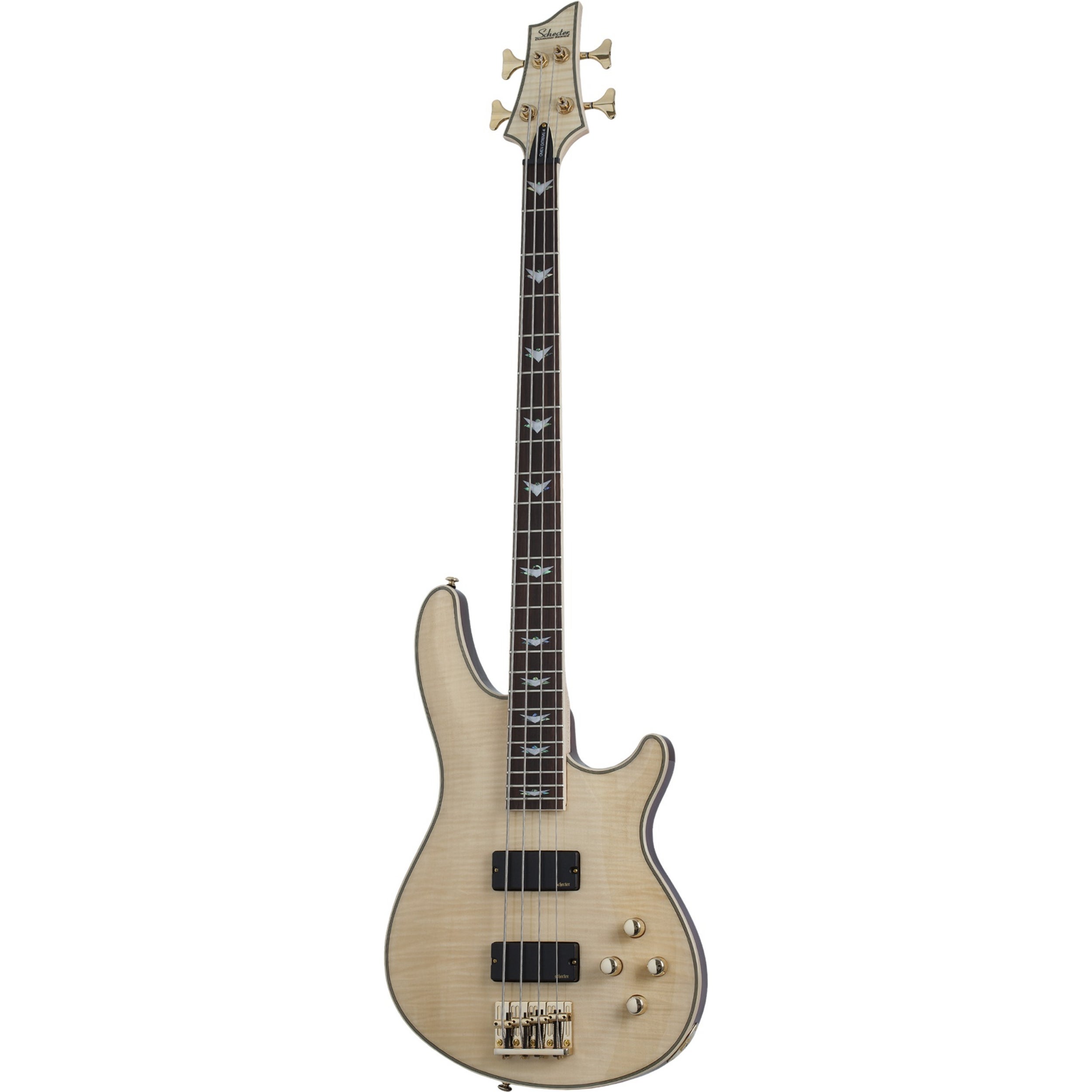 Schecter Omen Extreme-4 Gloss Natural elektrische basgitaar
