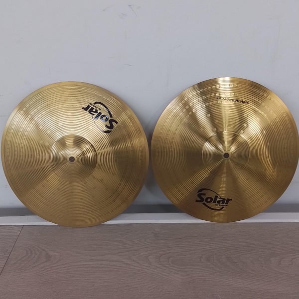 (B-Stock) Pearl Solar 14 inch hihat, 16 inch crash en 20 inch ride