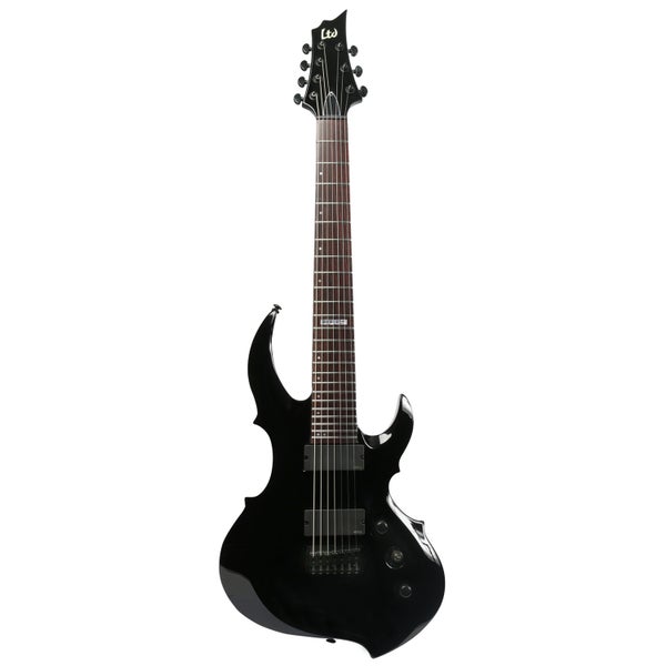 ESP LTD FRX-407 BLK Black 7-snarige elektrische gitaar