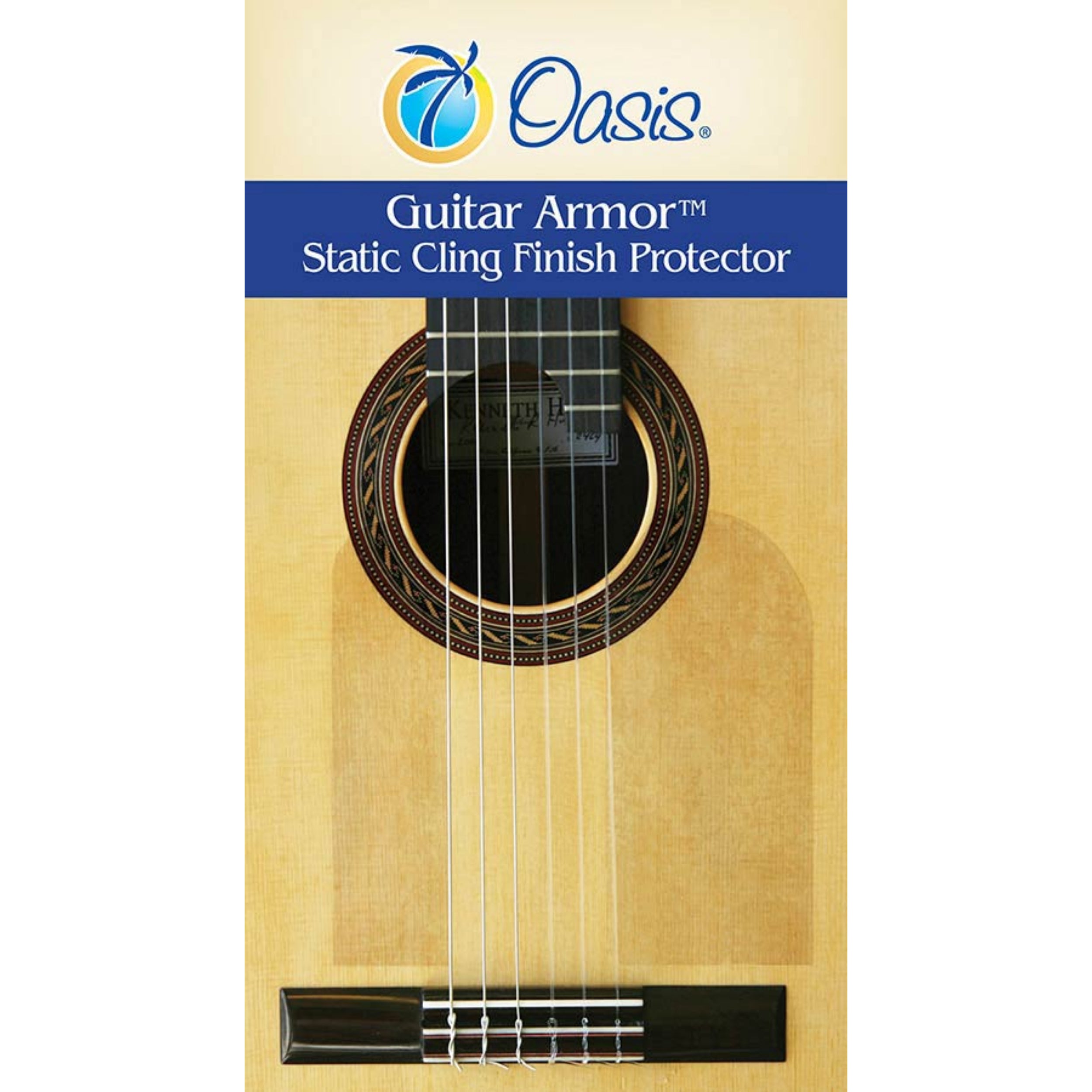 Oasis OH-12 Guitar Armor beschermlaag, statisch vinyl (zelfplakkend)