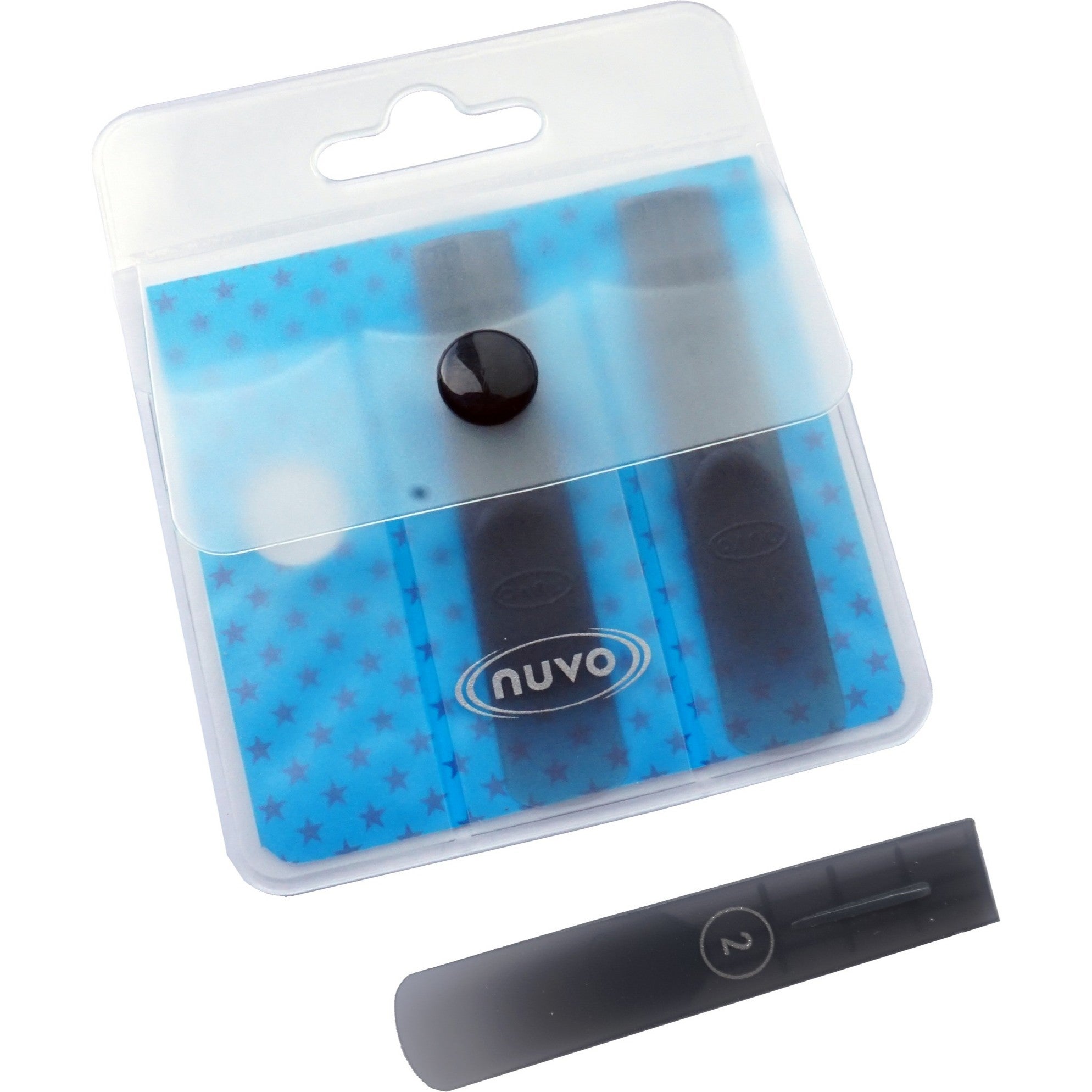 Nuvo Reeds jSax Clarinéo DooD #2.0 3 Units rietjes voor jSax/Clarinéo/DooD, sterkte 2,0, 3 stuks