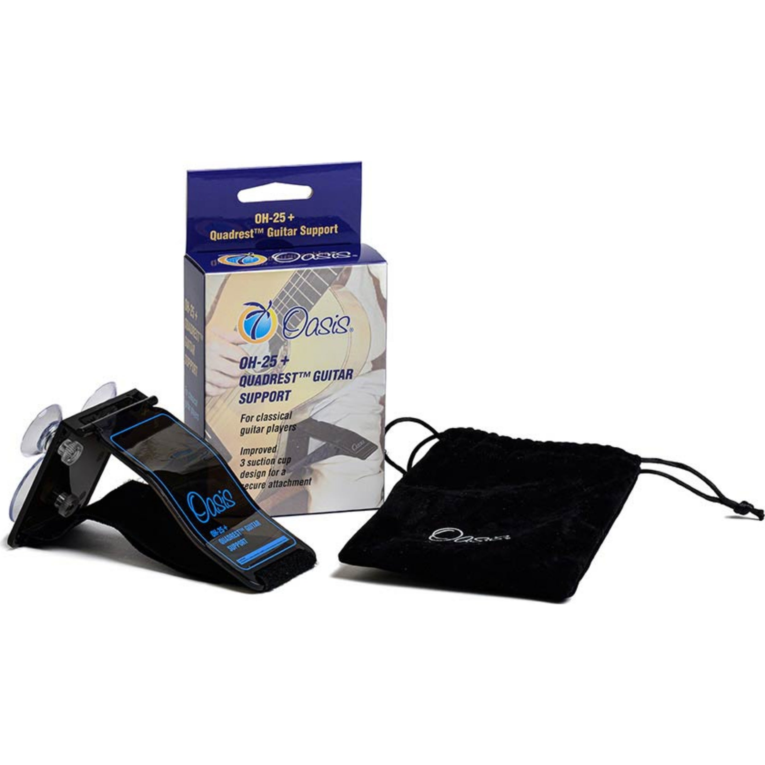 Oasis OH-25+ Quadrest Guitar Support voor klassieke gitaar