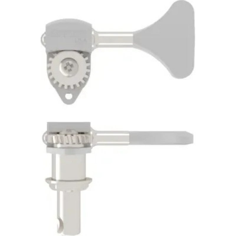 Hipshot HB6 - Ultralite Bass Machine Head, 3/8" Post, Y Key, Bass Side - Chrome