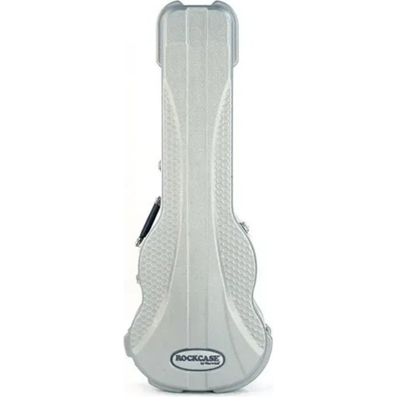 RockCase Premium Line Electric Guitar ABS Case (SG-Style), Curved Silver elektrische gitaar koffer