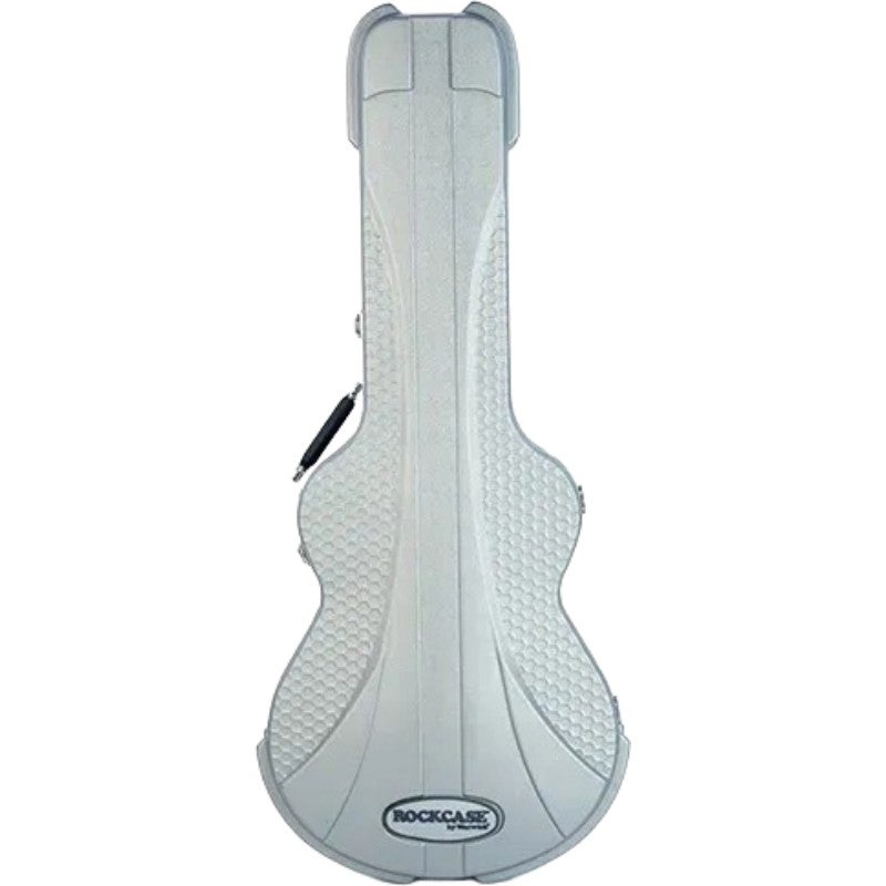 RockCase Premium Line Electric Guitar ABS Case (Semi-Hollowbody), Curved Silver semi-akoestische gitaar koffer
