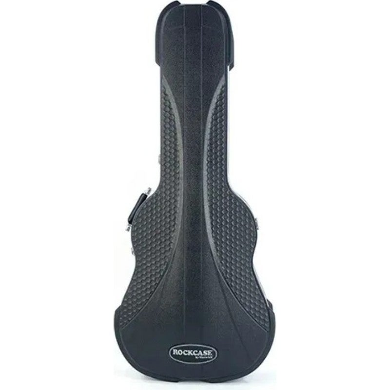 RockCase Premium Line Acoustic Guitar ABS Case, Curved Black westerngitaar koffer