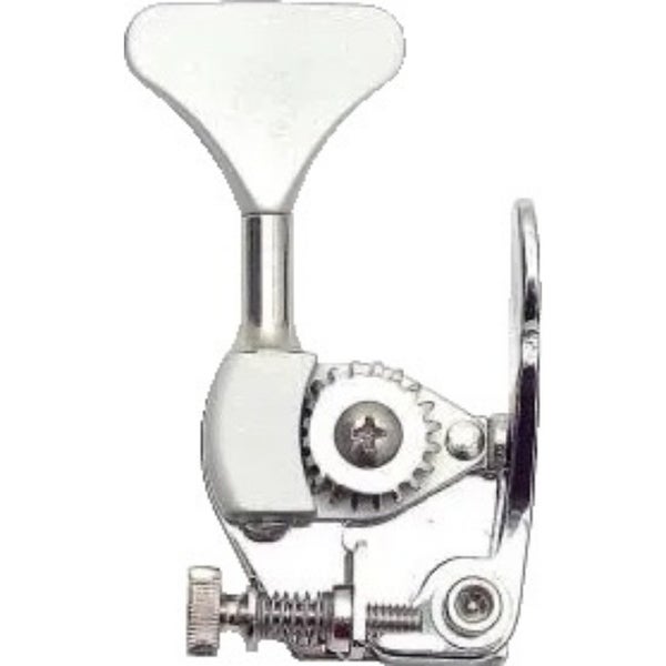Hipshot HE6 - Bass Xtender for HB6 Ultralight, 3/8" Post, Y Key - Chrome