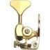 Hipshot HE6 - Bass Xtender for HB6 Ultralight, 3/8" Post, Y Key - Gold