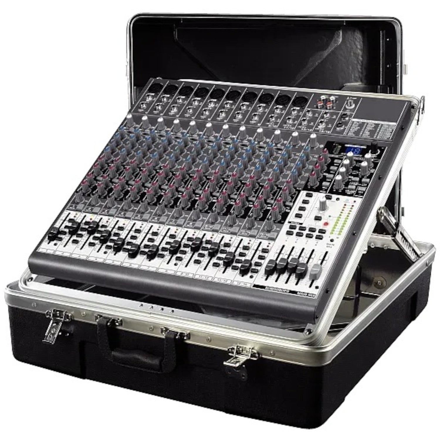 RockCase Standard Line 19" Rack Mixer ABS Case Caddy, 11HU 19 inch mixer rack koffer 11U