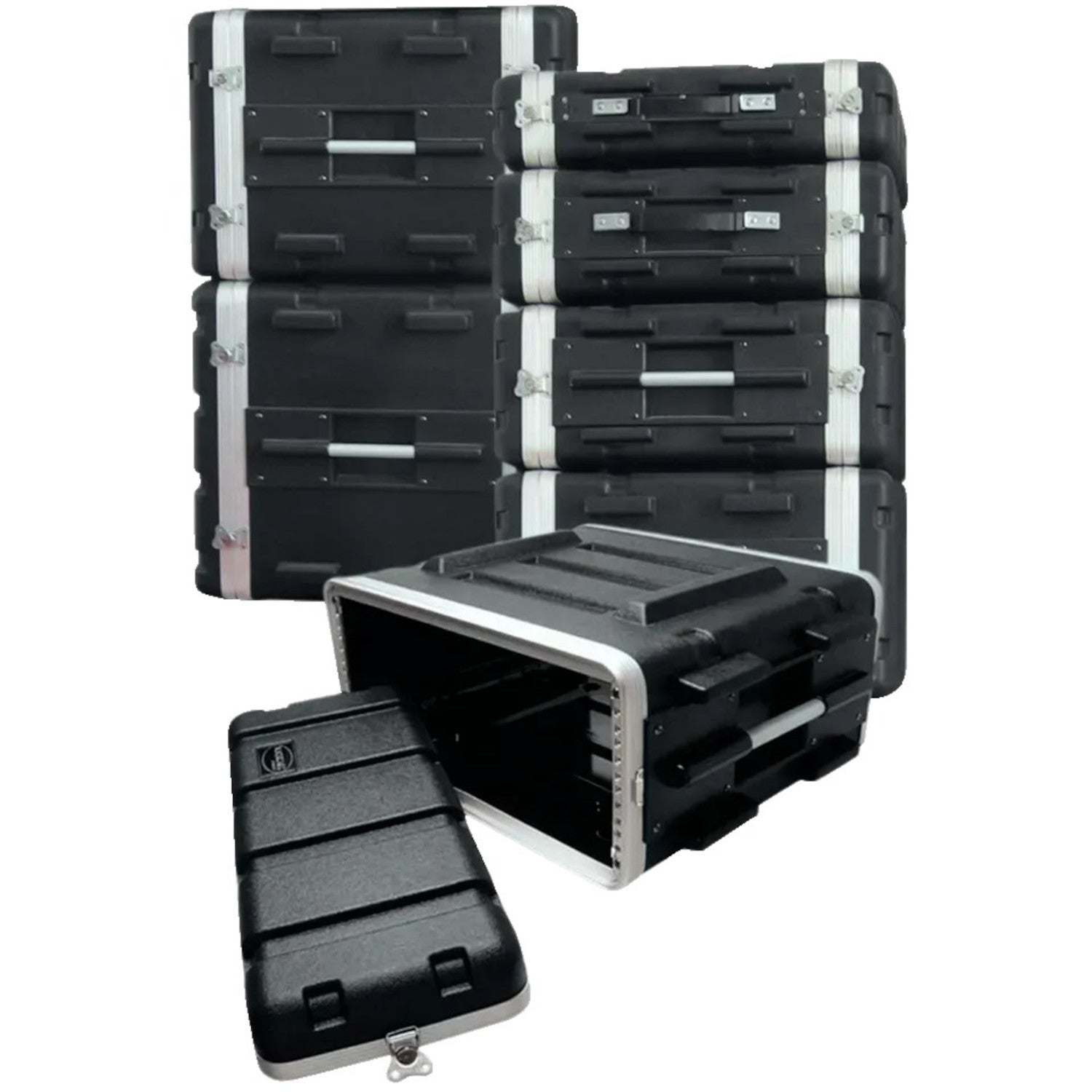 RockCase Professional Line 19" Rack ABS Case, 2U 19 inch rack koffer 2U