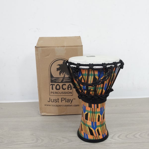 (B-Stock) Toca SFDJ-7K Synergy Freestyle Rope Tuned 7 inch djembe