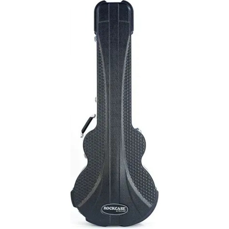 RockCase Premium Line Electric Bass ABS Case (Hollowbody), Curved Black hollowbody basgitaar koffer