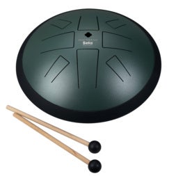 (B-Stock) Sela SE 373 Melody Tongue Drum C Golden Gate 10 inch Dark Green