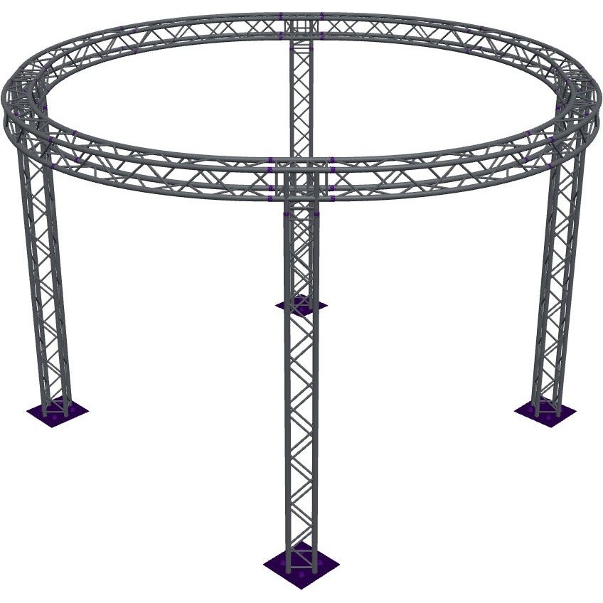 Altura FA34-CIR-Ø5-H4-S cirkel vierkant-truss Ø5×4m, zilver