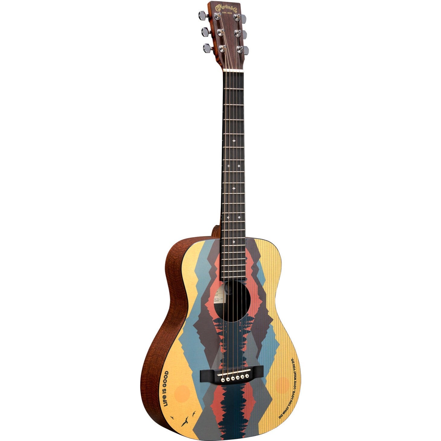 Martin Guitars Little Martin LX1 Life is Good akustisk resegitarr med gigbag