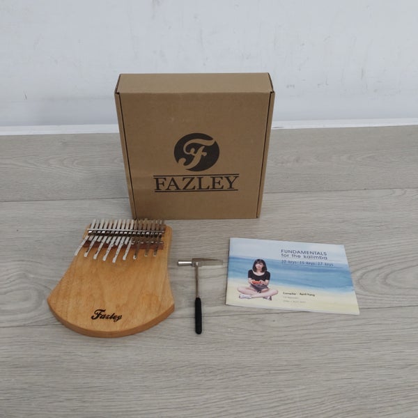 (B-Stock) Fazley KLMB-C 17 Tone Kalimba kamfer hout naturel
