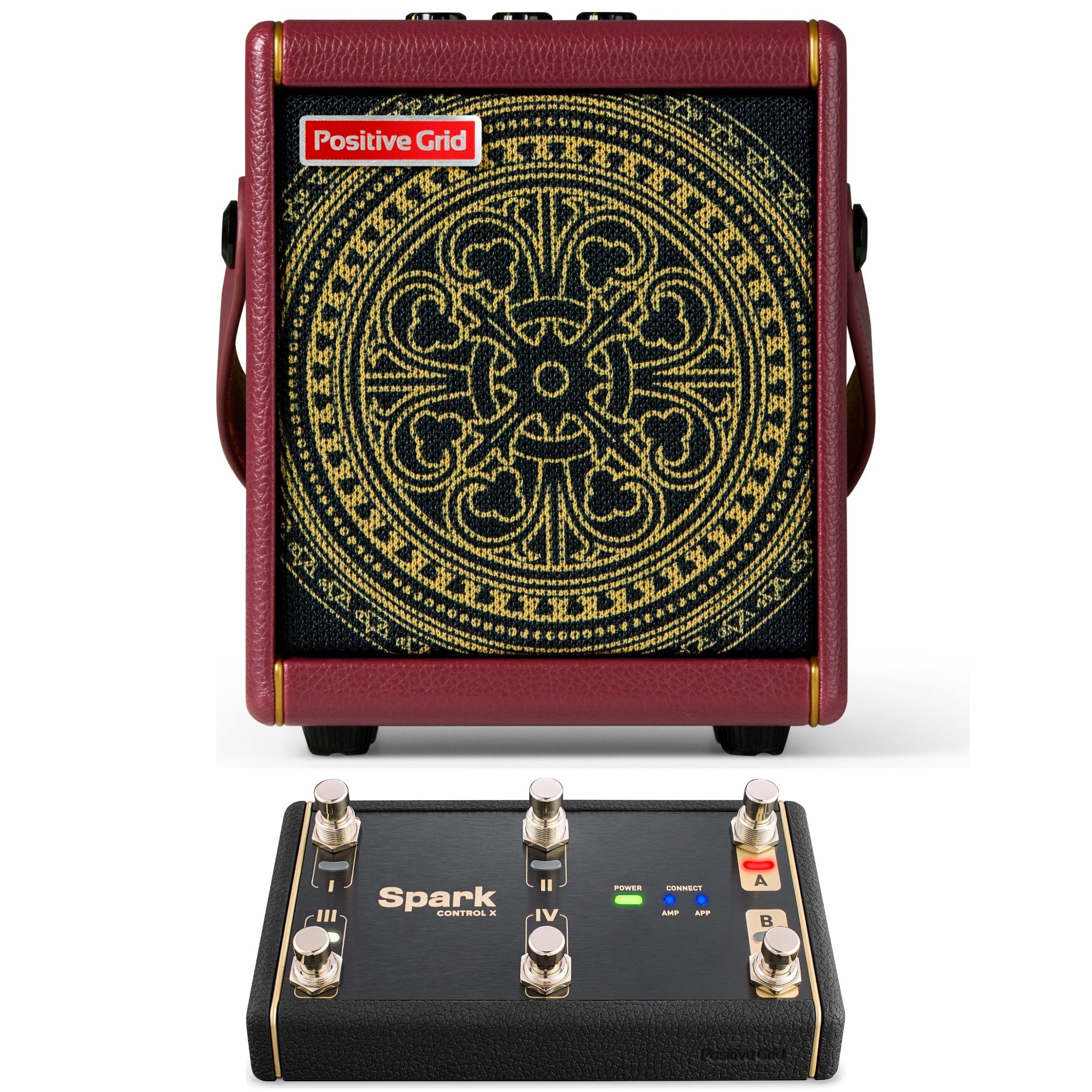 Positive Grid Spark MINI Vai met Control X draadloze voetschakelaar