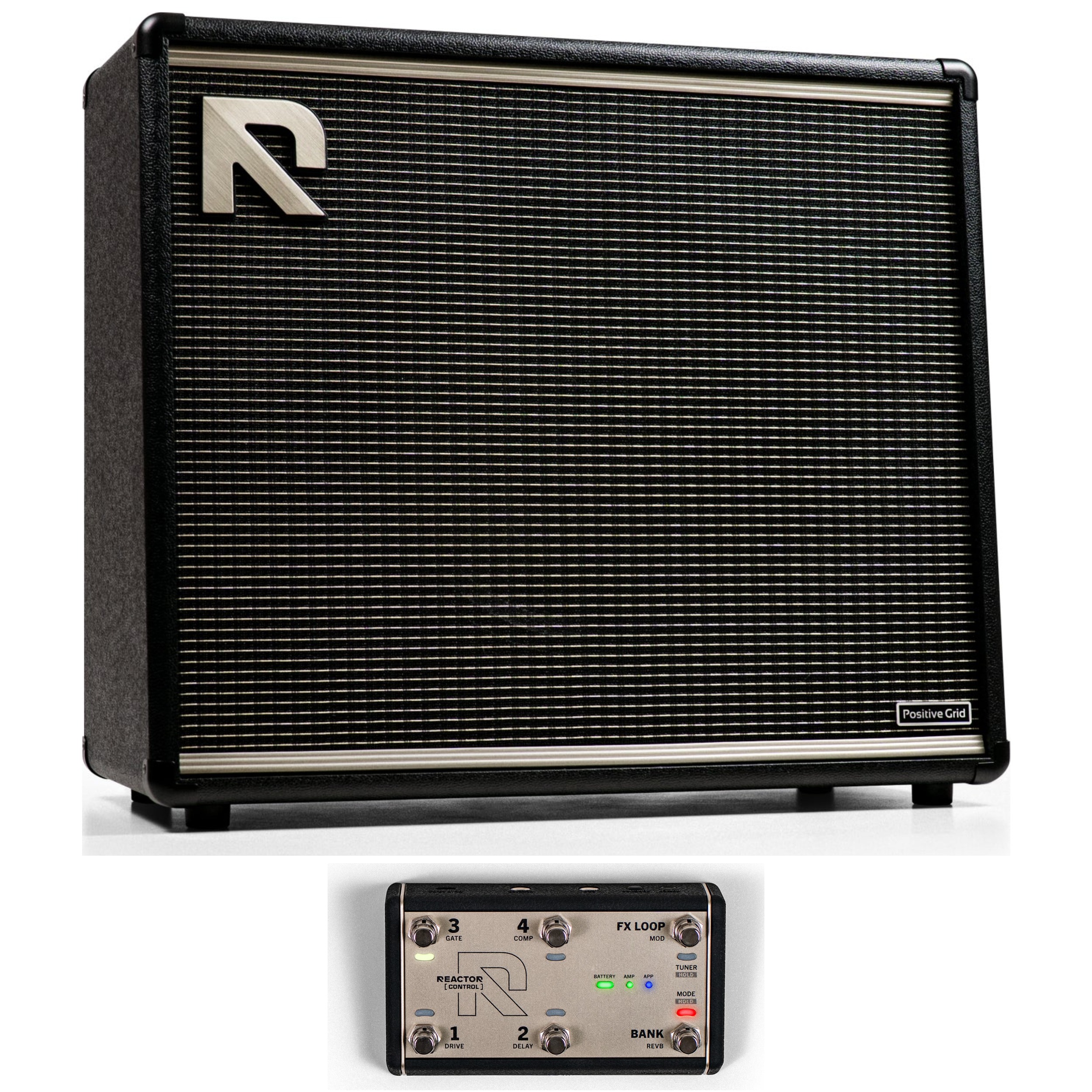 Positive Grid Reactor 100 met Reactor Control draadloze voetschakelaar