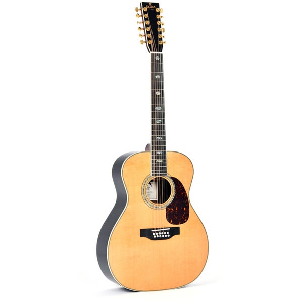 Sigma Guitars JR12-40E Standard Series Jumbo 12-String Polished Gloss elektrisch-akoestische 12-snarige westerngitaar