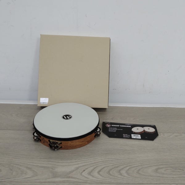(B-Stock) Latin Percussion LP316 Worship 10 Dbl Row Synth Tamb-Steel
