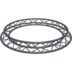 Altura FA33-CIR-Ø2-AU-S cirkel driehoektruss Ø2m hangend zilver apex up