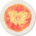Latin Percussion LP7101-OB Sound Vibrations 16″ Frame Drum, Orange Butterfly met synthetisch vel