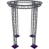 Altura FA33-CIR-Ø2-H4-AD-S cirkel driehoektruss Ø2×4m zilver apex down