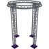 Altura FA33-CIR-Ø2-H4-AU-S cirkel driehoektruss Ø2×4m zilver apex up