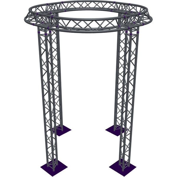 Altura FA33-CIR-Ø2-H4-AU-S cirkel driehoektruss Ø2×4m zilver apex up